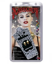 Scarecrow Vampire teeth Metallic Gold