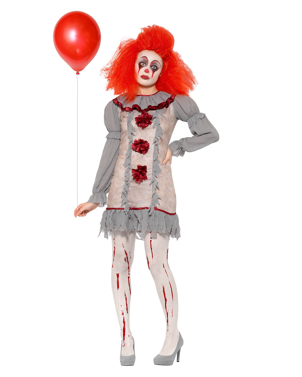 Clownkostum Horror Damen Kleid Kostum Halloween