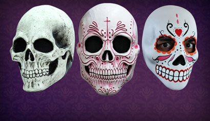 Totenkopfring Tag der Toten Mexiko Halloween Kostümzubehör Kostümschmuck 