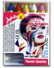 Glitter make-up sticks 5 colors with Spitzer 