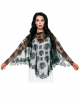 Day Of The Dead Lace Poncho 