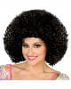 Disco Afro wig black / brown 