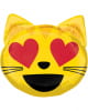 Folienballon Emoji verliebte Katze 55cm 
