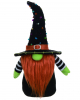 Halloween Dwarf With Witch Hat 31cm 
