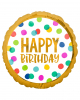 Happy Birthday Dots Party Foil Balloon 