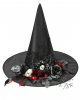 Witch Hat With Bats & Doll Heads 