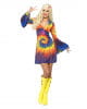 Hippie Mini Dress in batik optics 