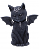 Occult Cat Figure With Bat Wings 