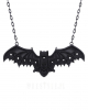Black Bat Gothic Necklace 