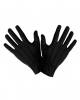 Black costume gloves unisex 