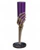 Champagne Flute skeleton hand Purple 