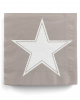 Big Star Napkins Taupe 20 Pieces 