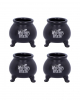 Witch's Brew Kettle Shot Glass 4 Pieces 