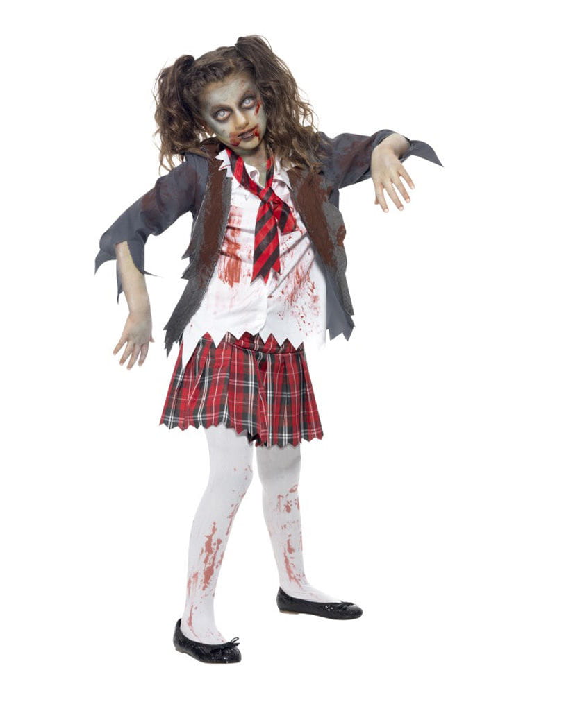 Schulmädchen Zombie Kostüm