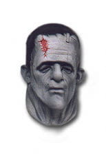 Frankenstein Maske aus Schaumlatex 