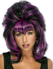 Cruel Zella wig purple and black 