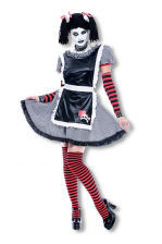 Gothic Rag Doll Costume M 