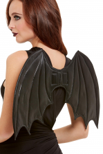 Small Bat Wings Black For Adults 