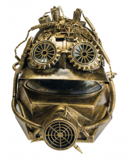 Alien Steampunk Helmet With Gas Mask 