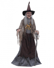 Old Forest Witch Halloween Animatronic 180cm 