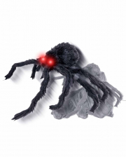 Attackierende Schwarze Spinne Halloween Animatronic 