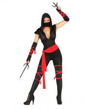 Black Ninja Warrior Lady Costume 