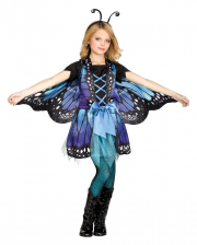 Blue Butterfly Kids Costume 