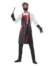 Halloween Schlachter, Halloween Kostüm Metzger, Schürze Für Damen Herren, Erwachsene Halloween Zombie Fasching Karneval Dekoration