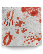 Bloody Party Napkins 20 Pieces 