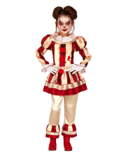 Bloody Clown Girl Children Costume 