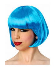 Bob wig neon blue 