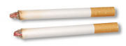 Burning Cigarette Pair