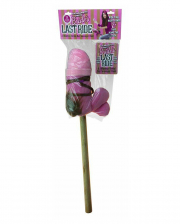 Brides last Ride Steckenpferd in Penisform Pink