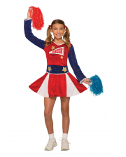 Cheerleader Mädchenkostüm
