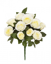 Cremefarbenes Rosen Bouquet mit 13 Rosen 