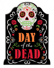 Day Of The Dead Sign With Glitter Writing 