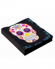 Day of the Dead Sugar Skull Servietten
