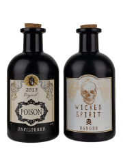 Deco Poison Bottles Set Of 2 