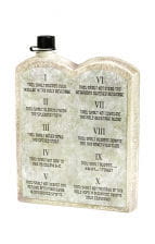 The 10 Commandments liquor bottle 