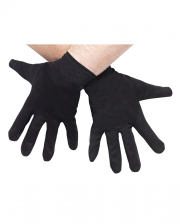 Black Costume Gloves Plus Size 