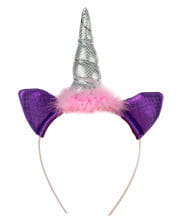 Unicorn Headband Pink-purple 
