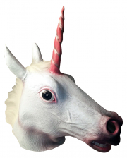 Unicorn Latex Mask With Mane 