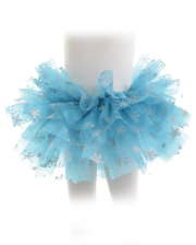 Eisprinzessin Kostüm Tutu für Kinder blau
