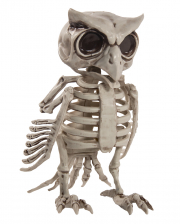 Eulen Skelett als Halloween Deko 17,5cm 