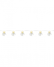 Fledermaus Skelett Lichterkette 100cm