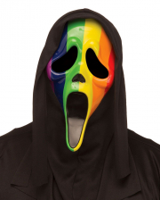 Ghost Face Pride Rainbow Mask 