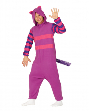 Gigantic Cuddly Cat Costume Jumpsuit Purple