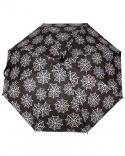Gothic Regenschirm mit Spinnweben Motiv 
