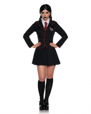 Gothic Schoolgirl Ladies Costume 