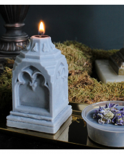 Gravemarker Gothic Candle With Musk Scent 